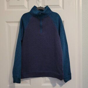 Eddie Bauer Kids Boys Radiator Fleece 1/4 Zip Pullover- Large (14)